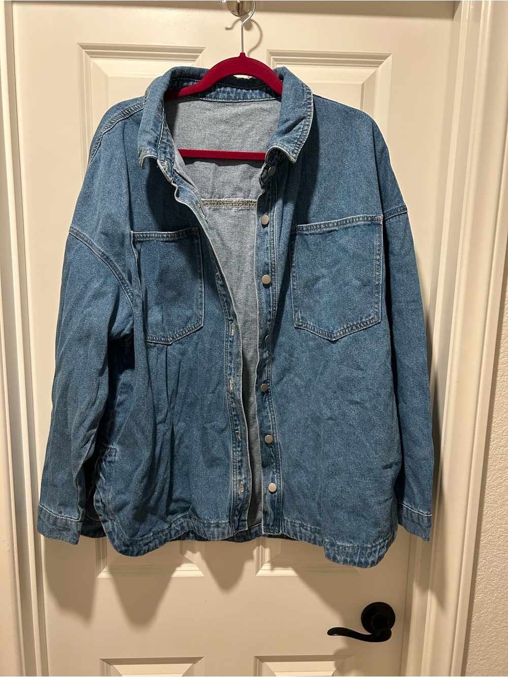 Classic Blue Denim Jacket - Relaxed Fit